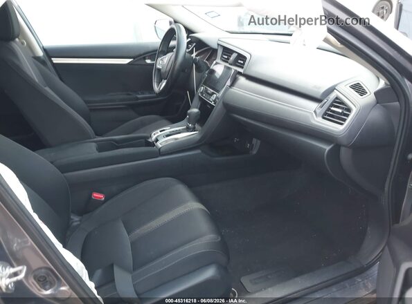 19XFC2F71HE054931 2017 HONDA CIVIC Gray წინა სალონის ხედი