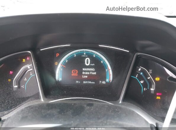 19XFC2F71HE054931 2017 HONDA CIVIC Gray უკანა სავარძლების ხედი