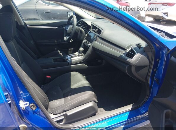 19XFC2F71HE055674 2017 HONDA CIVIC Blue წინა სალონის ხედი
