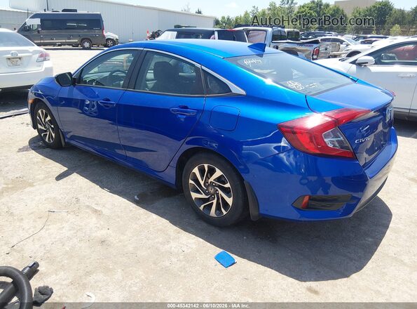 19XFC2F71HE055674 2017 HONDA CIVIC Blue უკანა მარცხენა