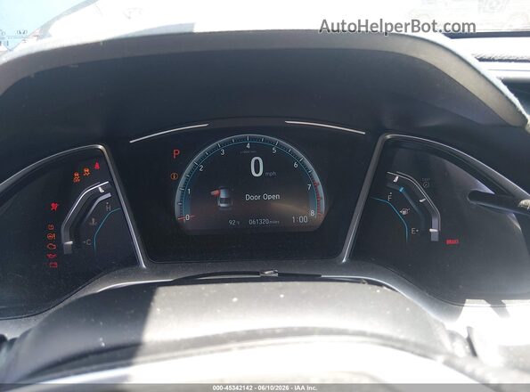 19XFC2F71HE055674 2017 HONDA CIVIC Blue უკანა სავარძლების ხედი