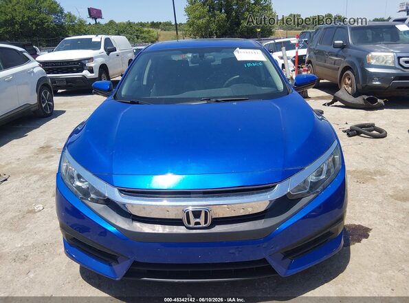 19XFC2F71HE055674 2017 HONDA CIVIC Blue ხელსაწყოთა პანელის ხედი