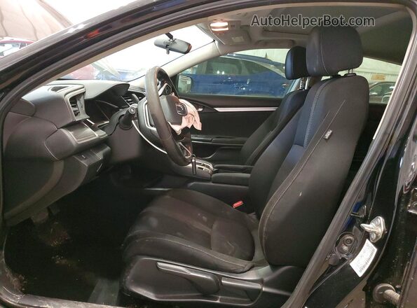19XFC2F71HE079330 2017 HONDA CIVIC Black Вид салону спереду