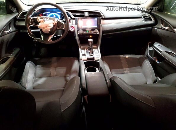 19XFC2F71HE079330 2017 HONDA CIVIC Black Вид панелі приладів