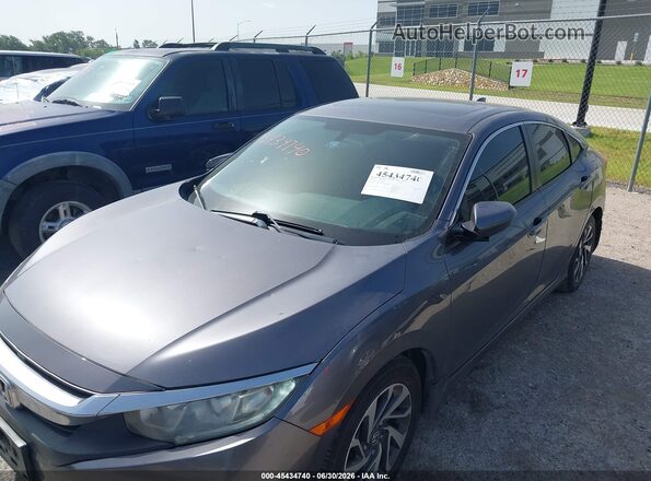 19XFC2F71JE007999 2018 HONDA CIVIC Gray წინა ხედი
