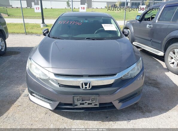 19XFC2F71JE007999 2018 HONDA CIVIC Gray ხელსაწყოთა პანელის ხედი