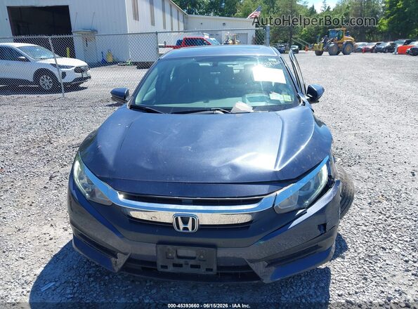19XFC2F71JE203084 2018 HONDA CIVIC Blue Вид щитка приладів