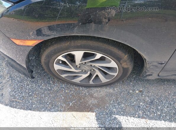 19XFC2F72GE001802 2016 HONDA CIVIC Black Widok zestawu wskaźników