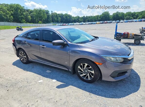 19XFC2F72GE028613 2016 HONDA CIVIC Gray Առջևի աջ