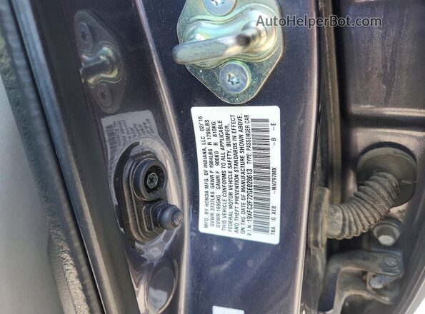 19XFC2F72GE028613 2016 HONDA CIVIC Gray Շարժիչի բաժամունքի տեսք