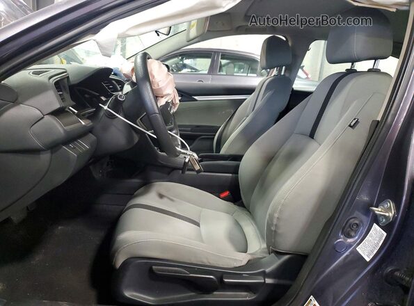 19XFC2F72GE074555 2016 HONDA CIVIC Gray Front interior view