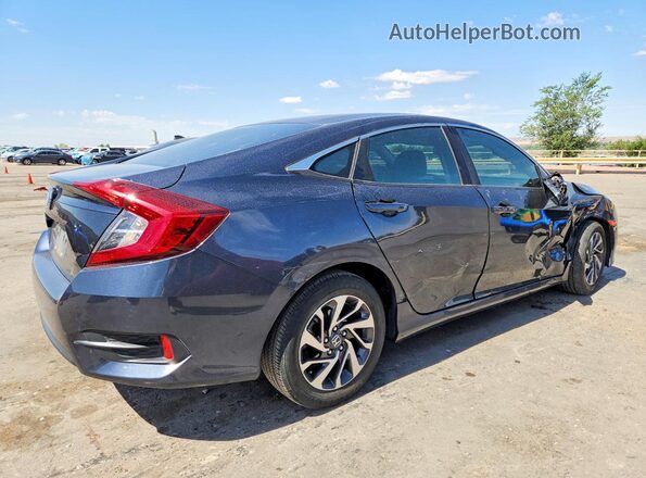19XFC2F72GE083174 2016 HONDA CIVIC Gray Trasero derecho