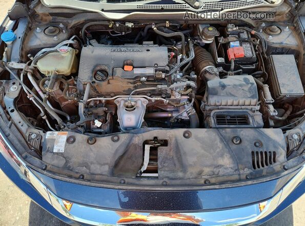 19XFC2F72GE083174 2016 HONDA CIVIC Gray Vista interior trasera