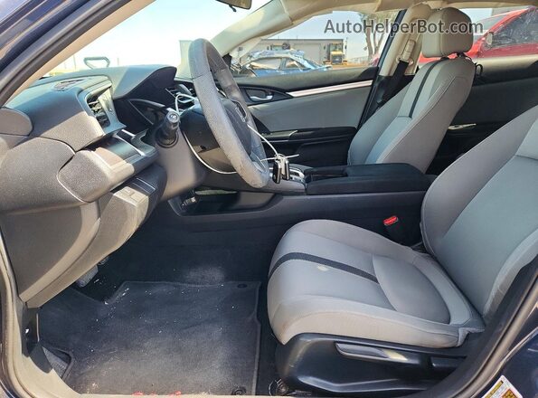 19XFC2F72GE083174 2016 HONDA CIVIC Gray Vista interior delantera