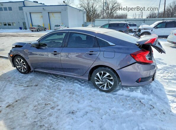 19XFC2F72GE088505 2016 HONDA CIVIC Gray Trasero izquierdo