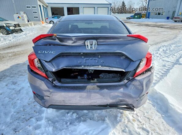 19XFC2F72GE088505 2016 HONDA CIVIC Gray Vista trasera