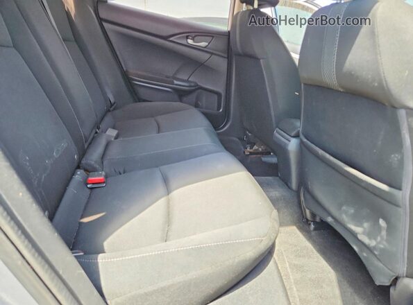 19XFC2F72GE209372 2016 HONDA CIVIC Silver Rear seats view