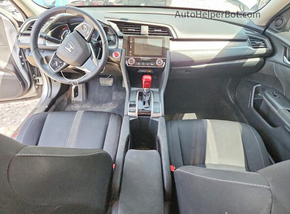 19XFC2F72GE209372 2016 HONDA CIVIC Silver Dashboard view