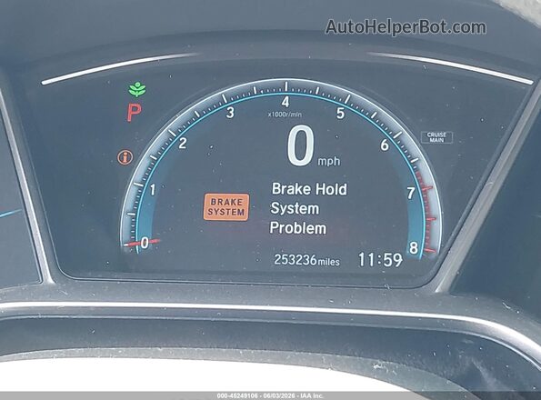 19XFC2F72GE211106 2016 HONDA CIVIC Gray Հետևի նստատեղերի տեսք