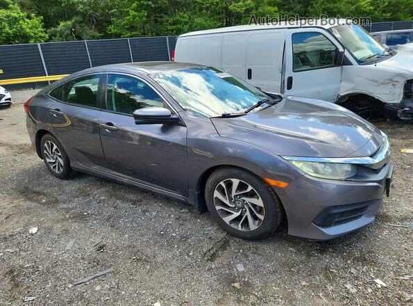 19XFC2F72GE224552 2016 HONDA CIVIC Серый Передняя правая четверть