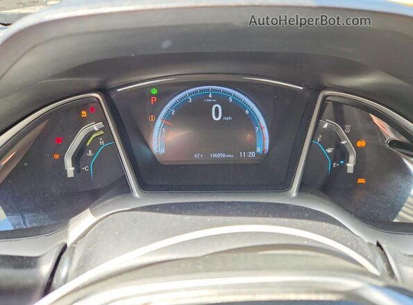 19XFC2F72GE224552 2016 HONDA CIVIC Серый Вид щитка приборов