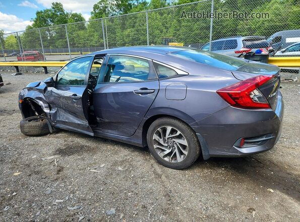 19XFC2F72GE224552 2016 HONDA CIVIC Серый Задняя левая четверть