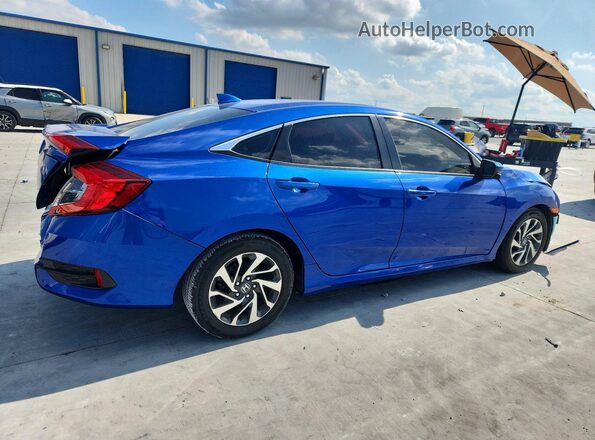 19XFC2F72HE015846 2017 HONDA CIVIC Blue Tył prawy