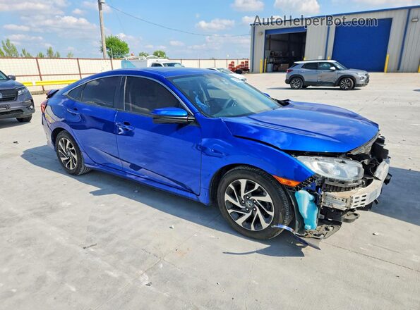 19XFC2F72HE015846 2017 HONDA CIVIC Blue Przód prawy