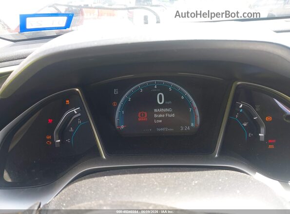 19XFC2F72HE068515 2017 HONDA CIVIC White Rear seats view