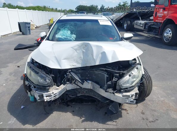 19XFC2F72JE015061 2018 HONDA CIVIC Белый Вид задней части салона