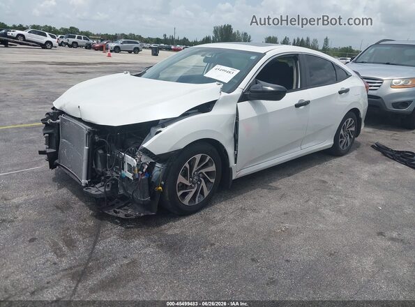 19XFC2F72JE037691 2018 HONDA CIVIC White Передня ліва чверть