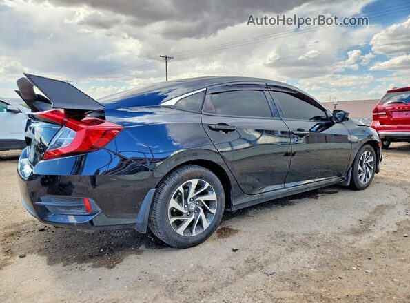 19XFC2F73GE080896 2016 HONDA CIVIC Black Հետևի աջ