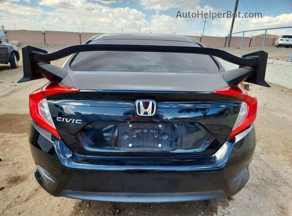 19XFC2F73GE080896 2016 HONDA CIVIC Black Հետևի տեսք