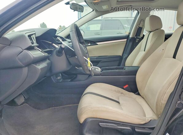 19XFC2F73GE210921 2016 HONDA CIVIC Black Front interior view