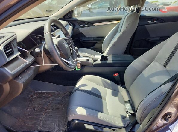 19XFC2F73HE027357 2017 HONDA CIVIC Gray Vista interior delantera