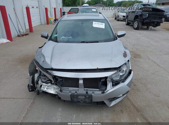 19XFC2F73HE060617 2017 HONDA CIVIC Серебряный Вид щитка приборов