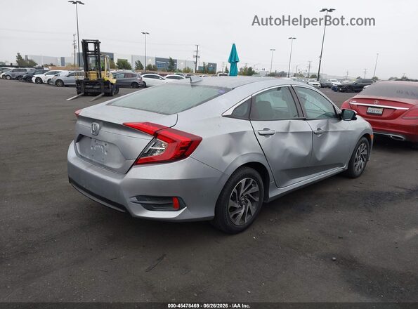 19XFC2F73HE216817 2017 HONDA CIVIC Silver Հետևի աջ