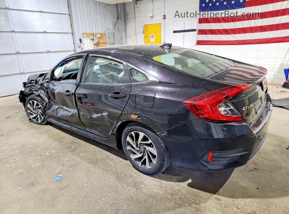 19XFC2F73HE225159 2017 HONDA CIVIC Black Հետևի ձախ