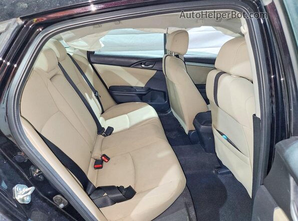 19XFC2F73HE225159 2017 HONDA CIVIC Black Հետևի նստատեղերի տեսք