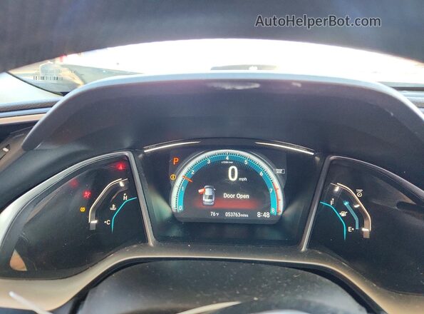 19XFC2F73JE207217 2018 HONDA CIVIC White Սարքավորումների վահանակի տեսք