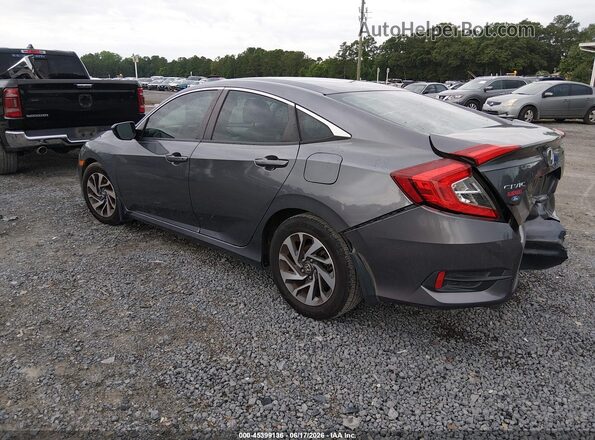 19XFC2F74GE028631 2016 HONDA CIVIC Gray Задня ліва чверть