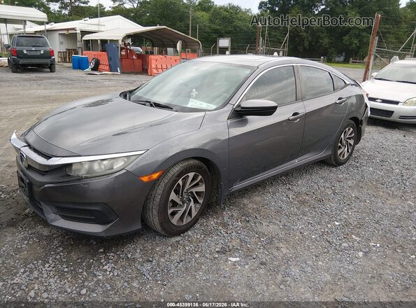 19XFC2F74GE028631 2016 HONDA CIVIC Gray Передня ліва чверть