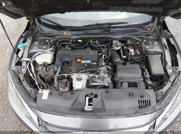 19XFC2F74GE028631 2016 HONDA CIVIC Gray Вид панелі приладів