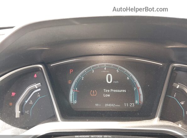 19XFC2F74GE077327 2016 HONDA CIVIC Blue Widok tylnych siedzeń