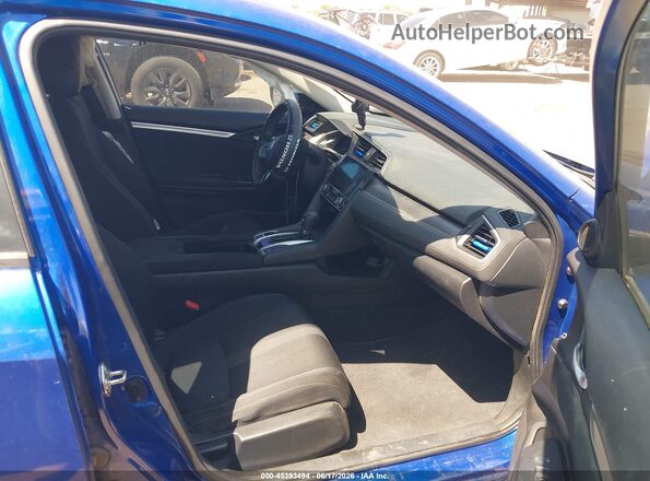 19XFC2F74GE077327 2016 HONDA CIVIC Blue Widok wnętrza z przodu