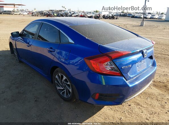 19XFC2F74GE077327 2016 HONDA CIVIC Blue Widok z przodu