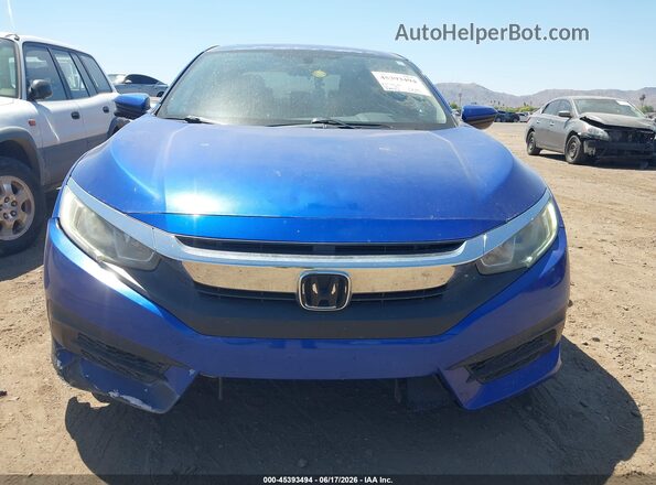 19XFC2F74GE077327 2016 HONDA CIVIC Blue Widok zestawu wskaźników
