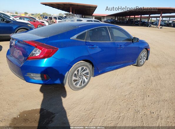 19XFC2F74GE077327 2016 HONDA CIVIC Blue Tył prawy