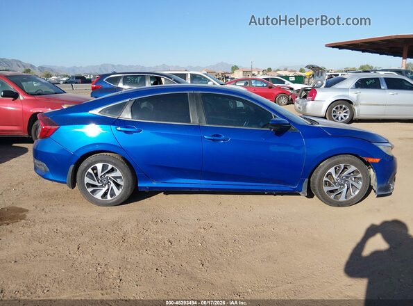 19XFC2F74GE077327 2016 HONDA CIVIC Blue Widok wnętrza z tyłu