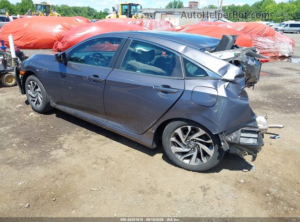 19XFC2F74GE235519 2016 HONDA CIVIC Gray უკანა მარცხენა